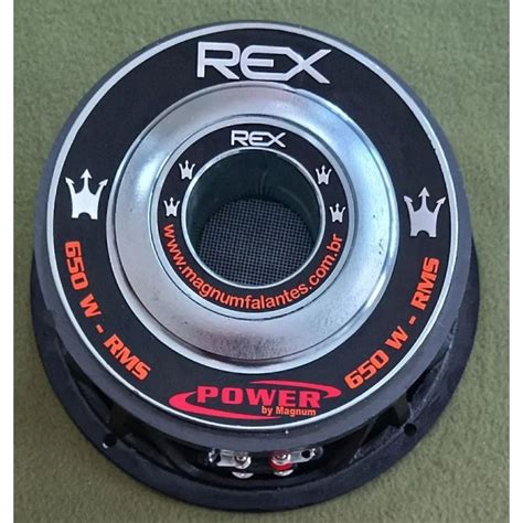 Alto Falante M Dio Magnum Rex Power Rp Rms Polegadas