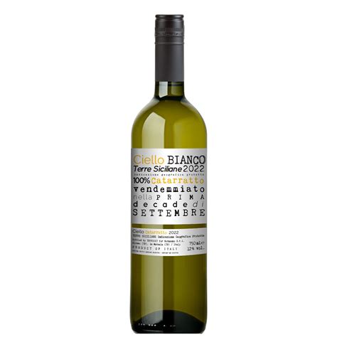 Terre Siciliane Catarratto Igt Ciello Bianco Ciello Shelved Wine