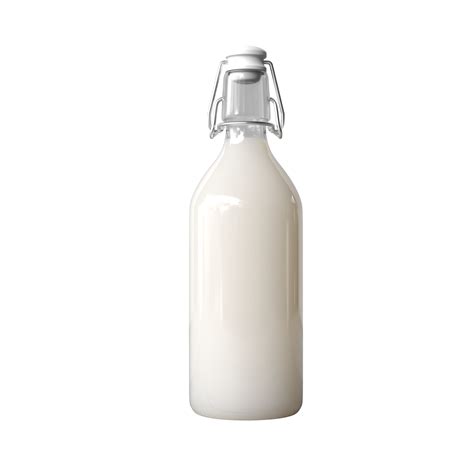 Milk Bottle Mockup On Transparent Background Png File Png