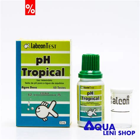 Labcon Teste De Ph Tropical Agua Doce Ml Testes R