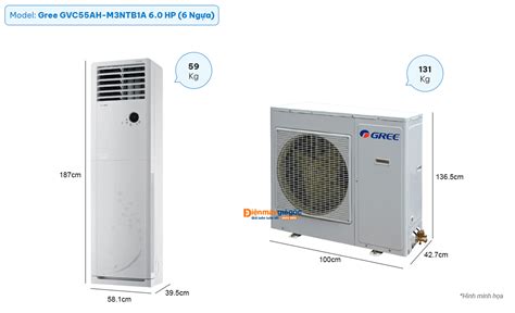 Gree Floor Standing Air Conditioning Gvc55ah M3ntb1a 60hp Freeship Sg