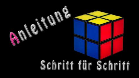 Rubiks Cube 2x2 Zauberwürfel lösen 2 mal 2 für Anfänger YouTube