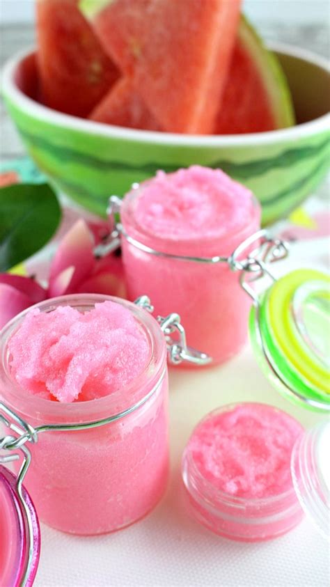 Watermelon Sugar Lip Scrub Fun Summer Diy Lip Scrub