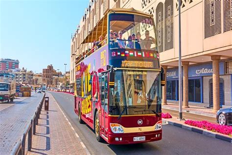 Big Bus Dubai Night Tour Ticket Only Adventure Trip Tourism