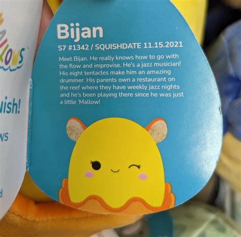 Bijan The Dumbo Octopus Squishmallows Sealife Squadapp