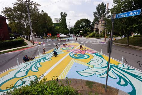 Asphalt Art Safety Study — Sam Schwartz Making The Journey Better