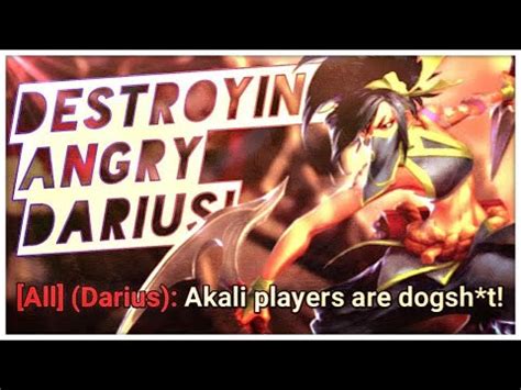 Zerinali Akali Vs Darius Unranked To Challenger Akali Only League