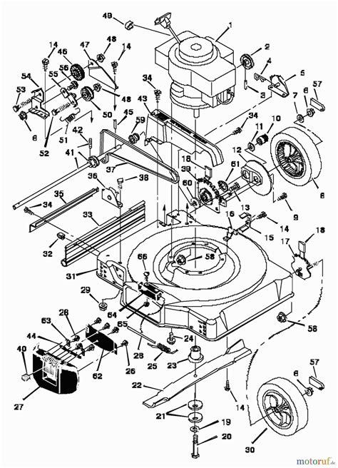 Exploring Scotts Lawn Mower Dissecting The Parts Diagram Wiremystique