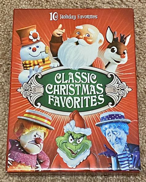 Classic Christmas Favorites Dvd Disc Set Rudolph Frosty