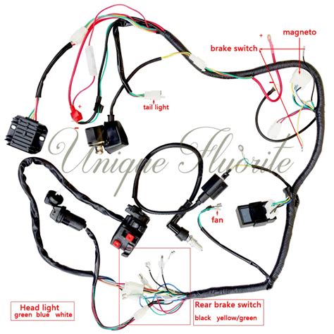 Pit Bike Electric Start Wiring Diagram Pit Bike Wiring Diagr