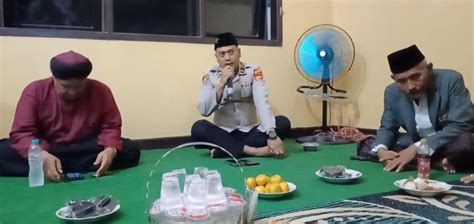 Kapolsek Binong Ajak Ulama Doakan Pemilu Berjalan Aman Dan Damai