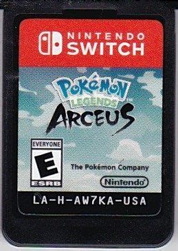 Pok Mon Legends Arceus Nintendo Switch Box Cover Art Mobygames