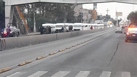 Bloqueo De Transportistas Genera Caos En Ecatepec