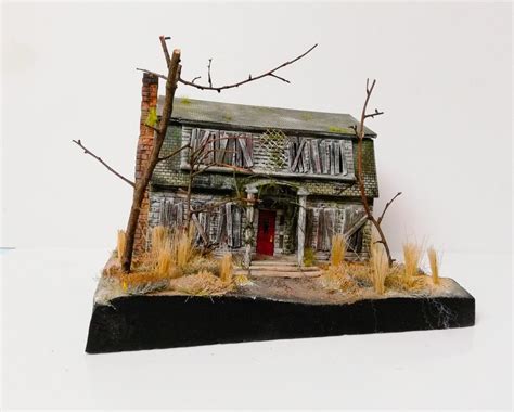 Nightmare On Elm Street Househandmade Diorama Halloween Diorama