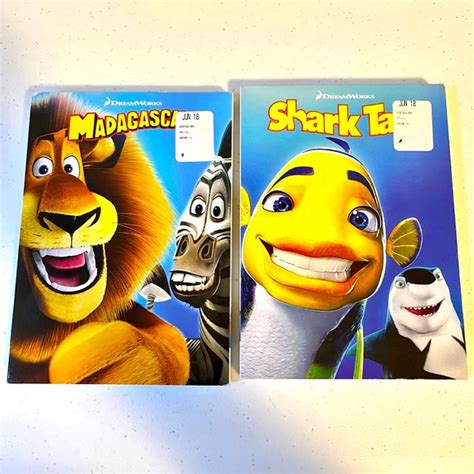 Dreamworks Media Madagascar And Shark Tale Dvds Poshmark