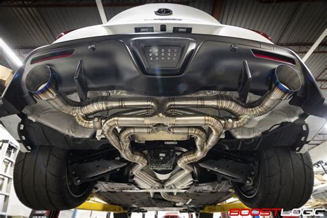 Boost Logic Titanium Exhaust For Toyota Gr Supra Mkva90 Induction