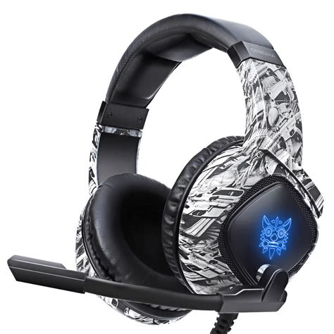 Fone De Ouvido Headset Gamer Luz Rgb Led Onikuma K Preto Shopee Brasil