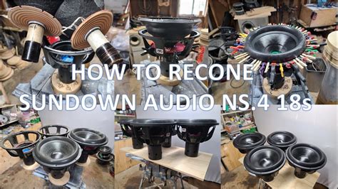 How To Recone Repair A Subwoofer Step By Step Sundown Audio Ns V