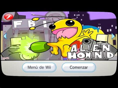 Alien Hominid WAD Adobe Flash Game WiiWare Wii YouTube