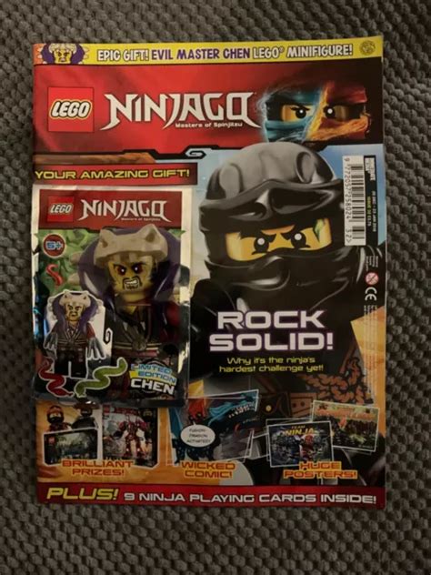 Lego Ninjago Magazine Issue With Limited Edition Chen Minifigure