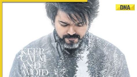 Keep Calm And Avoid Battle Vijay Shares Intriguing New Poster Of Leo