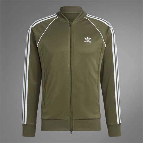 Adidas Adicolor Classics Sst Track Jacket Green Adidas Kw