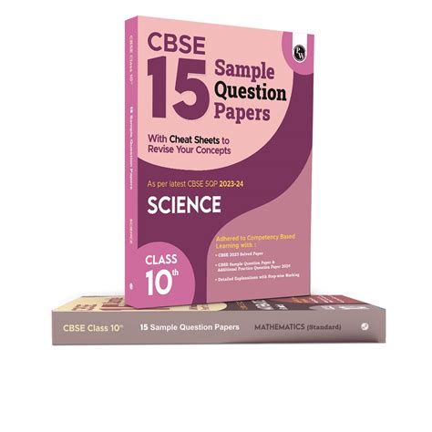 Buy PW CBSE 15 Sample Question Papers Class 10 Mathematics Science For