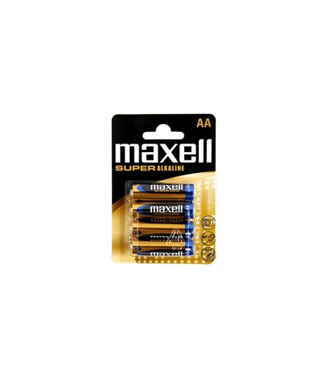 Maxell Battery Super Alkaline Lr06aa Blister4 77440904eu