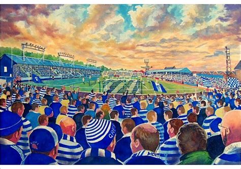 Poster Print-Cappielow Park Stadium Fine Art - Greenock Morton Football ...