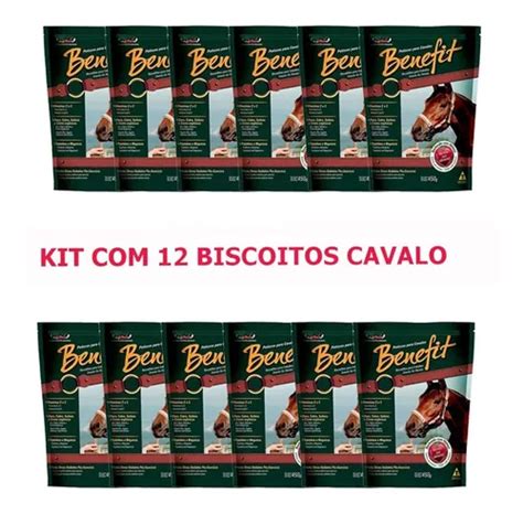 Combo Pacotes De Biscoito Benefit Supra Nutri O Equina