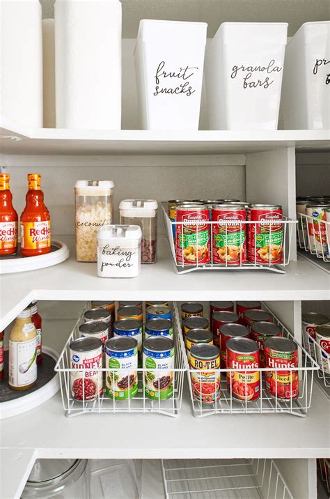 How To Organize Canned Goods In Cabinets Pantries And More