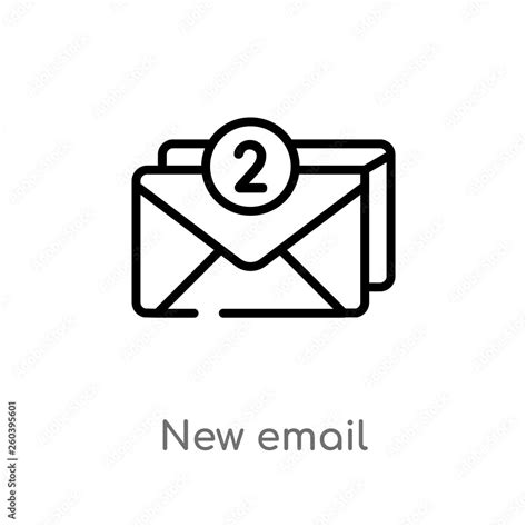 Email Icon Black And White Simple