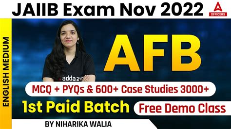 JAIIB Exam Nov 2022 AFB English Medium 3000 MCQ PYQs 600 Case