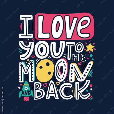 Komposition Das Tausend I Love You To The Moon And Back T Shirt