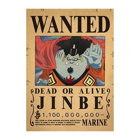 Avis de recherche One Piece de Jinbe après la guerre d Onigashima