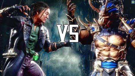 Mortal Kombat 11 Shang Tsung Vs Shao Kahn Youtube