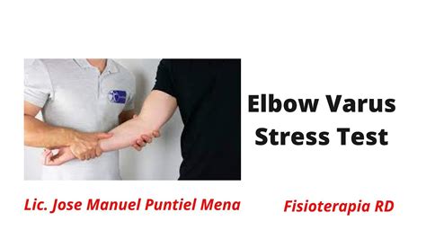 Elbow Varus Stress Test FisioterapiaRD 27 YouTube