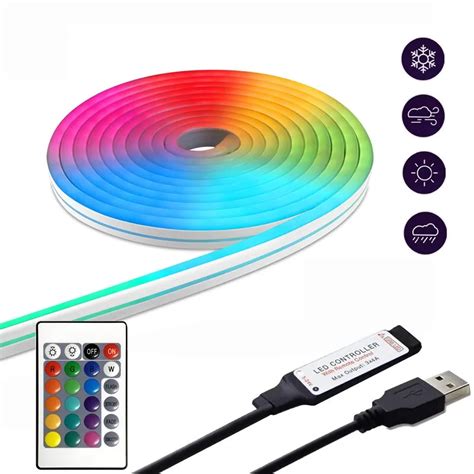 Bande Lumineuse Rgb Flexible Silicone Tanche Test Et Avis