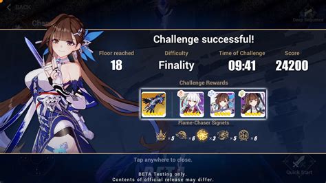 Beta Honkai Impact Sea Elysian Realm Finality Difficulty With