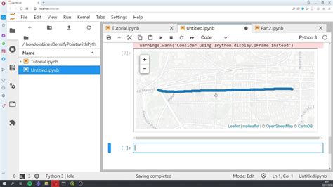 How To Join Lines And Densify Vertices With Python Fiona Shapely