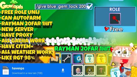 Cuma Login Dapat Rayman Far Hit Free Role Unli Growtopia