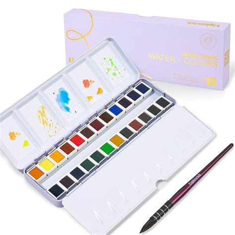 Lightwish Professional Watercolor Paint Set 24 And 48 Rich Vibrant