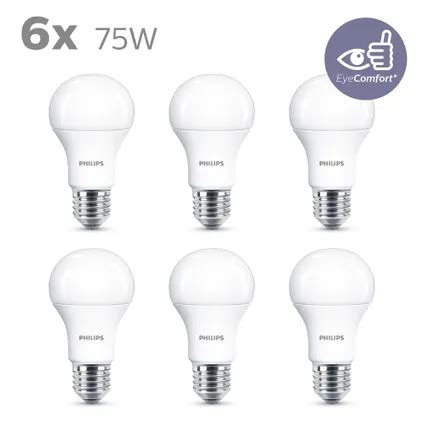 Philips Ledlamp E27 11W 6 Stuks