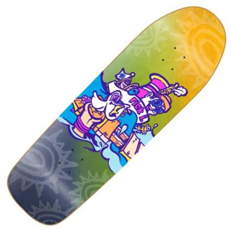 New Deal Skateboards Ibaseta Tugboat Multi Skateboard Deck 9875