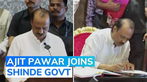 Ajit Pawar Takes Oath As Maharashtra Deputy Cm Editorji