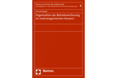 Literaturtipp Organisation Der Betriebsverfassung Im