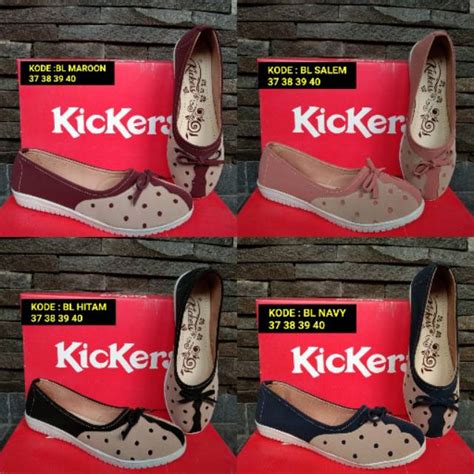 Jual SEPATU KICKERS WANITA FLAT SHOES WANITA BALET FLAT SHOES