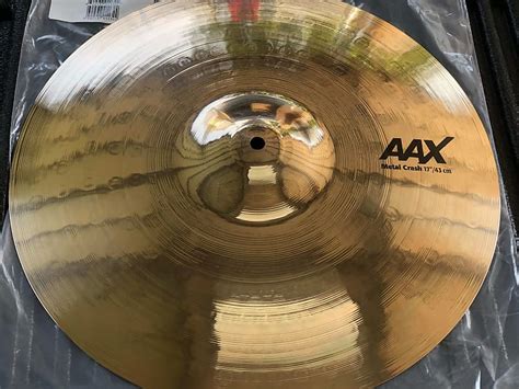 Sabian Aax Metal Crash Brilliant Finish Reverb