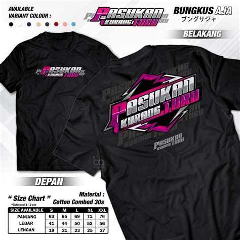 Jual Vission Official Kaos Pasukan Kurang Turu Baju Kata Kata Jawa