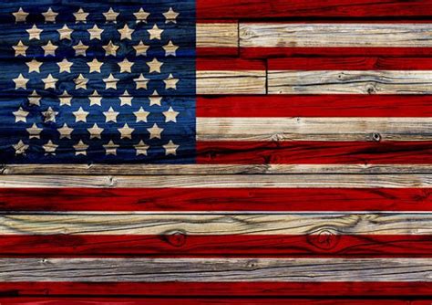 Shop American Flag Wooden Backdrop Independence Day Photo Whosedrop